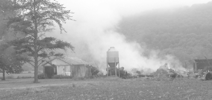 Fire in Sherburne destroys barn