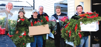 Hospice delivers flowers ...