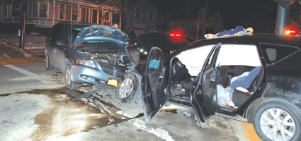 Head on collision in Norwich Sunday
