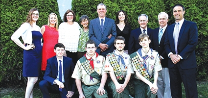 Boy Scouts salute Eric Larsen