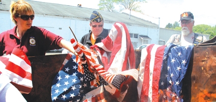 American Legion Commander explains honorable flag burning