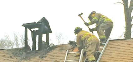 Fire reported shortly after noon on Tuesday, no injuries