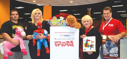 Evolve Fitness donates to Toys for Tots