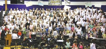 Music In Our Schools Month Concert Held Tuesday
