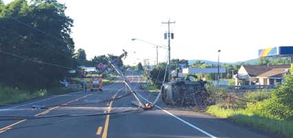 Rt. 12 MVC Causes Power Outage, Leads To Arrest 