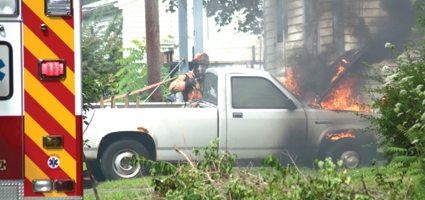 Vehicle fire Thursday morning