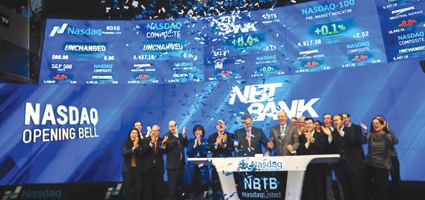 NBT President, CEO, ring NASDAQ&#8200;opening bell