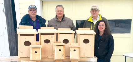 Wildlife homes built following  donation; many installed at Millbrook