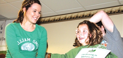 ‘Braving  the Shave’ at St. Baldrick's to support  childhood cancer research