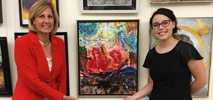 Greene student visits U.S. Capitol after winning art competition