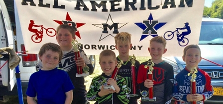 Championship weekend for the All American BMX team