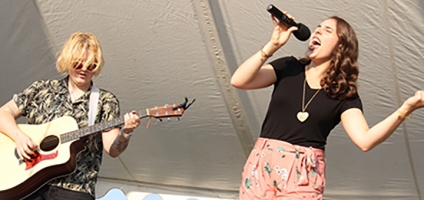Kaitlyn Jackson performs at the Chenango County Fair