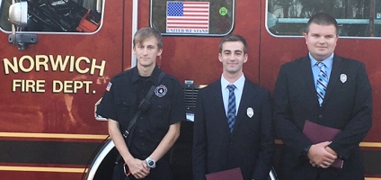 NFD welcomes two new firefighters