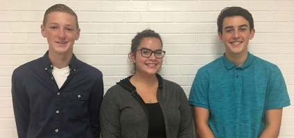 Three NHS sophomores selected for HOBY