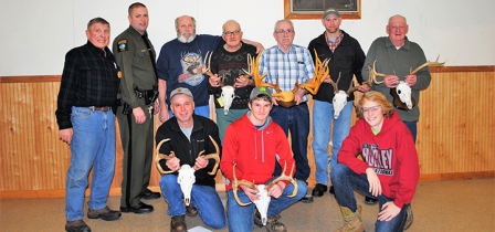The Earlville Conservation Club held annual Chicken-n-Biscuit Dinner; Big Buck Contest winners also awarded