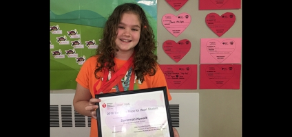 Greene student honored for raising funds to save lives