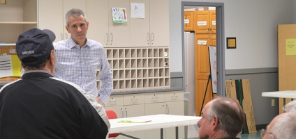 100 people attend Congressional candidate Brindisi's town hall