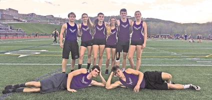 Purple Tornado track and field finishes perfect dual meet season; 4x200 meter relay teams break long-standing records
