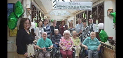 Mayor visits Norwich Rehab to celebrate Nursing Home Week