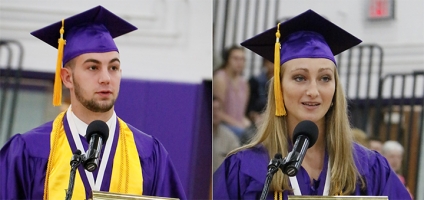 Norwich valedictorian and salutatorian discuss district's needs at board meeting