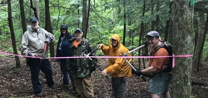 Trailblazing volunteers of the Bullthistle Hiking Club