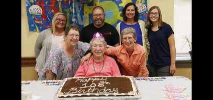 Happy 105th birthday, Genevieve!