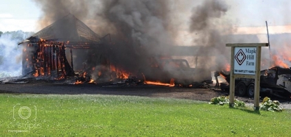 Fire Destroys Family Home In Pharsalia