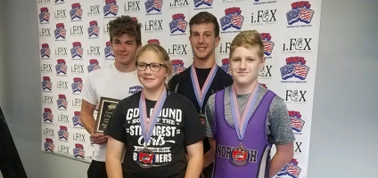 4 area powerlifters set state, national records
