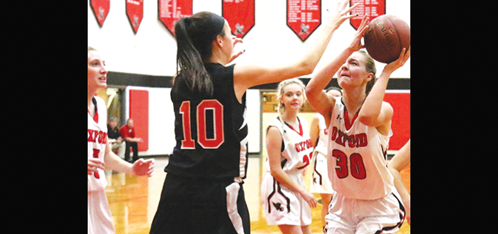 Oxford suffers loss with late game winner by the Cardinals’ Coffen; Lady Blackhawks handed loss by Walton