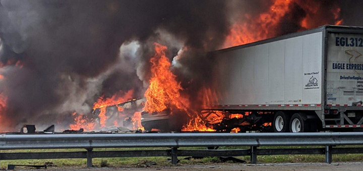 7 killed, 8 injured in crash, explosion on Florida highway
