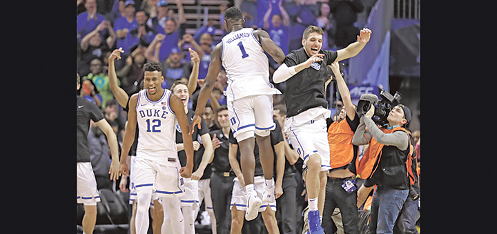 Stopping Zion is the key to outdueling Duke in March Madness tournament