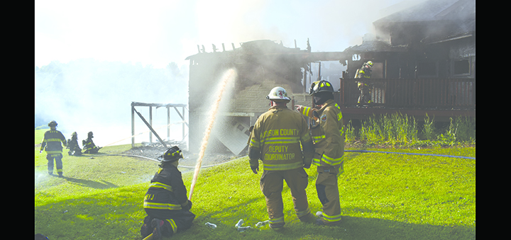 Earlville fire claims family home, father injured fighting blaze