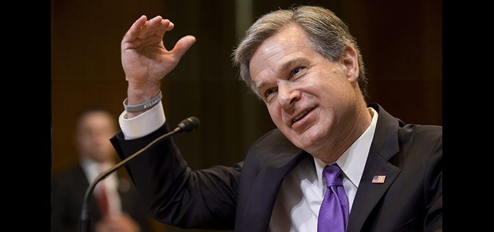 Testimony by FBI's Wray could be preview of Mueller hearing