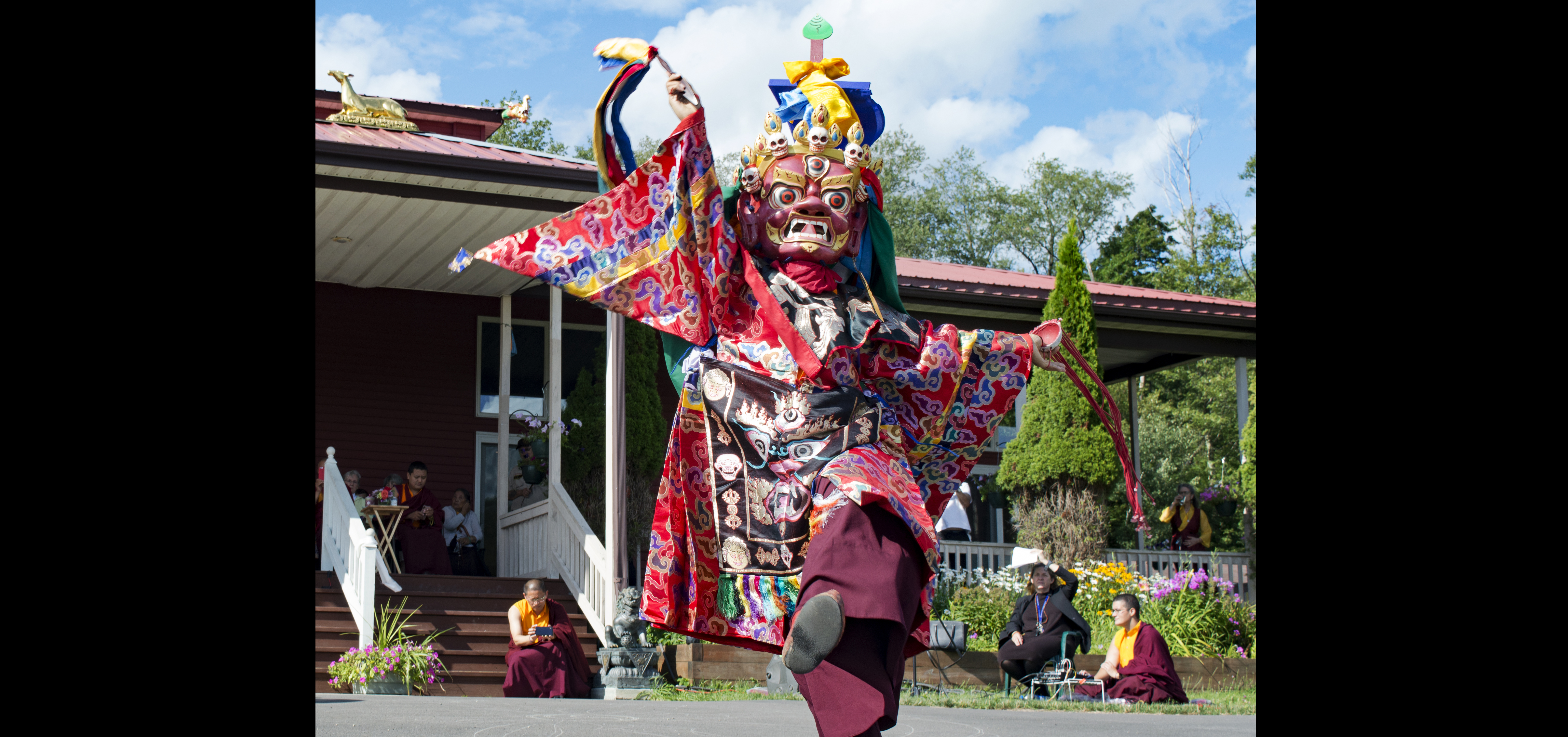 Buddhist Monks Host Himalayan Lama Dance In McDonough