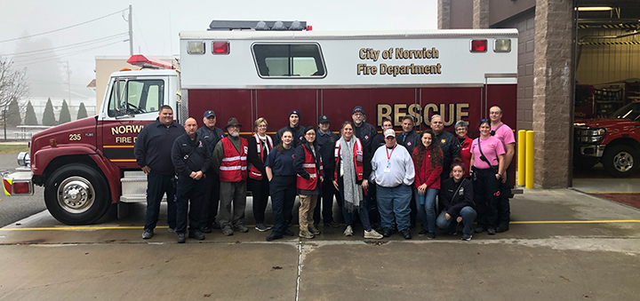 Norwich Fire Department brings free smoke detectors to Norwich residents