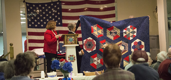 Quilts of Honor presented at Norwich VFW