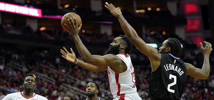 James Harden scores 47 points, Rockets beat Clippers