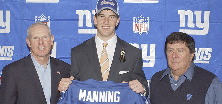 LT and Eli _ and lots of first-round flops in Giants drafts
