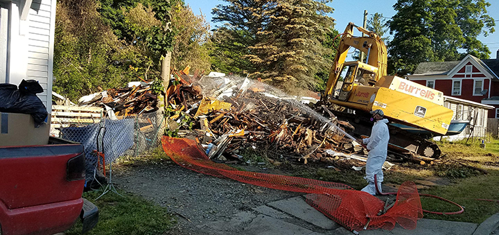 Vacant Norwich House On Guernsey Street Torn Down Following Fire