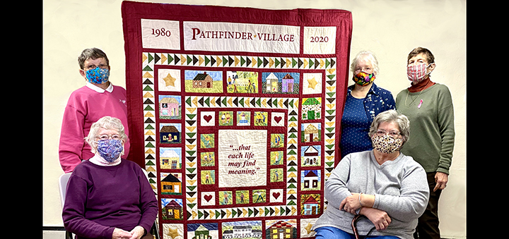 Masterpiece quilt celebrates Pathfinder's 40th Anniversary and National Down Syndrome Awareness Month