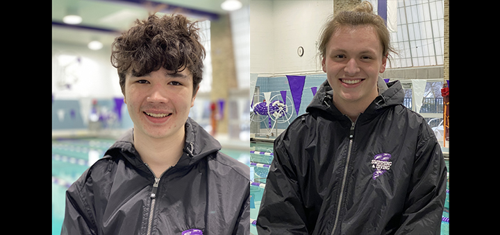 Norwich Swimmers Loeffler And Ryan Named STAC East All Stars