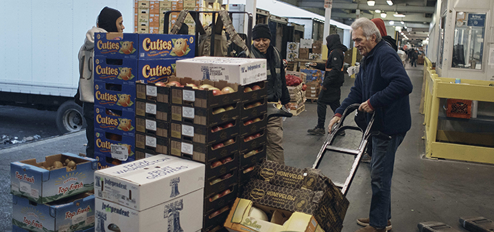 Holiday cornucopia: NY produce market supplies the goods