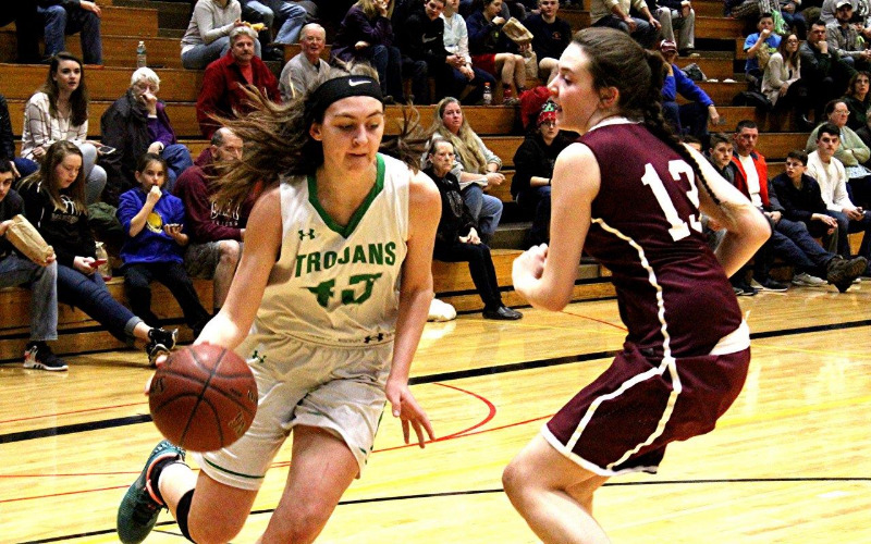 Greene girls basketball vs Sidney